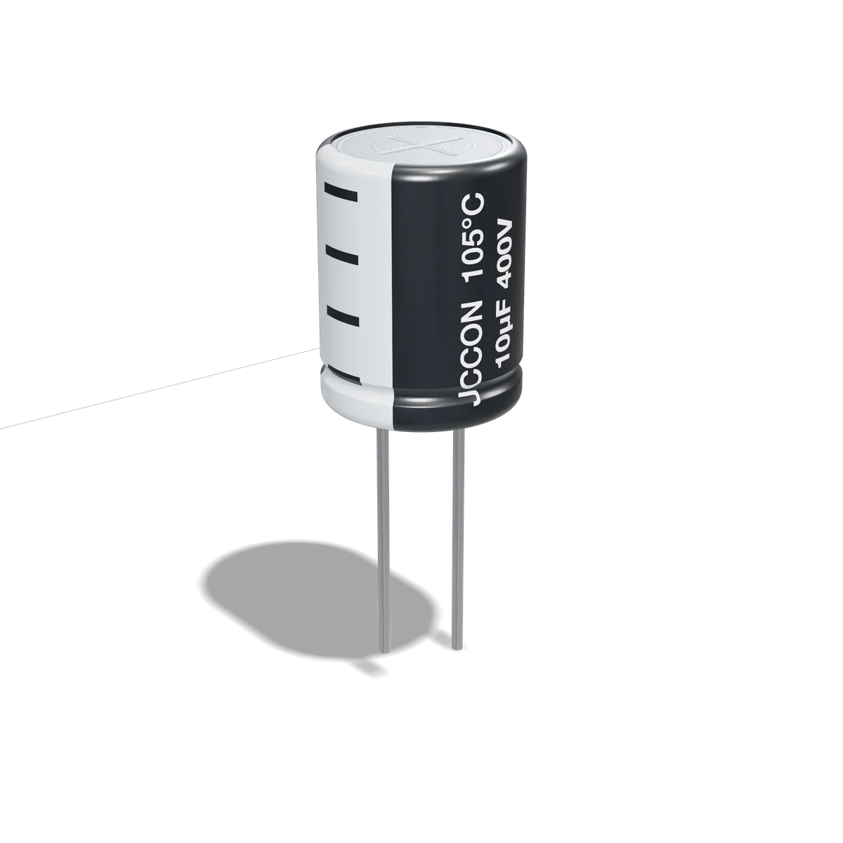 خازن الکترولیتی 10µF 400V JCCON