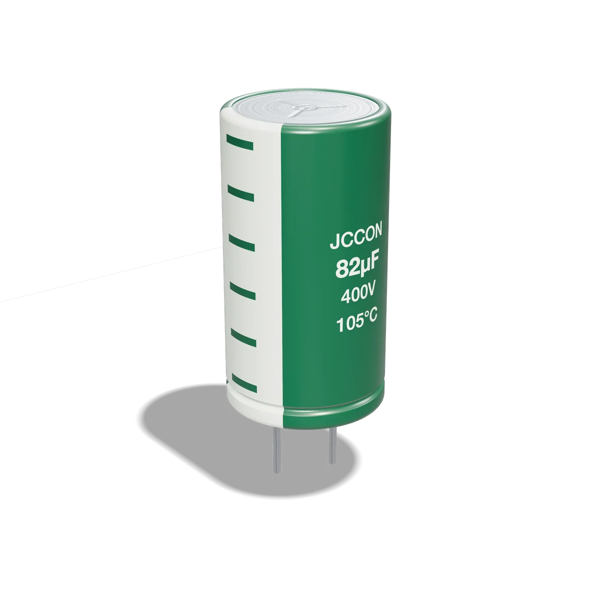 خازن الکترولیتی 82µF 400V JCCON سبز