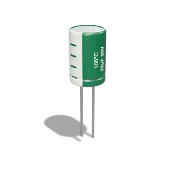 خازن الکترولیتی 22µF 50V سبز