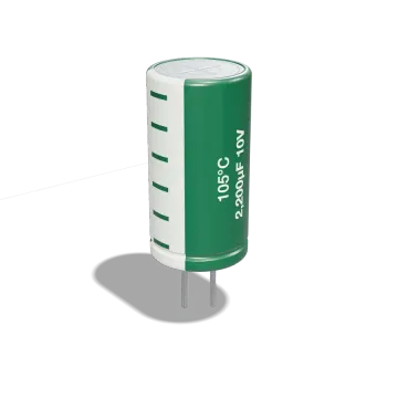 خازن الکترولیتی 2200µF 10V سبز