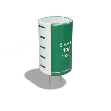 خازن الکترولیتی 3300µF 10V سبز
