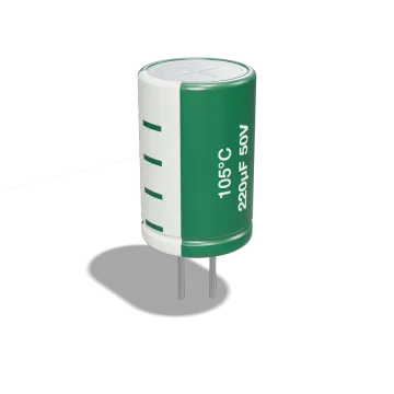 خازن الکترولیتی 220µF 50V سبز