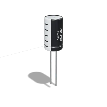 خازن الکترولیتی 22µF 16V مشکی